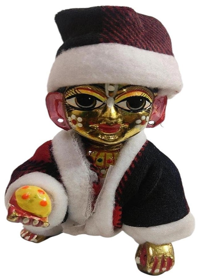 Partish Laddu Gopal Winter Night Suit | Night Suit for Ladoo Gopal | Kanha Ji | Bal Gopal | Thankur Ji (Size 1, Pack of 4) - Image 5